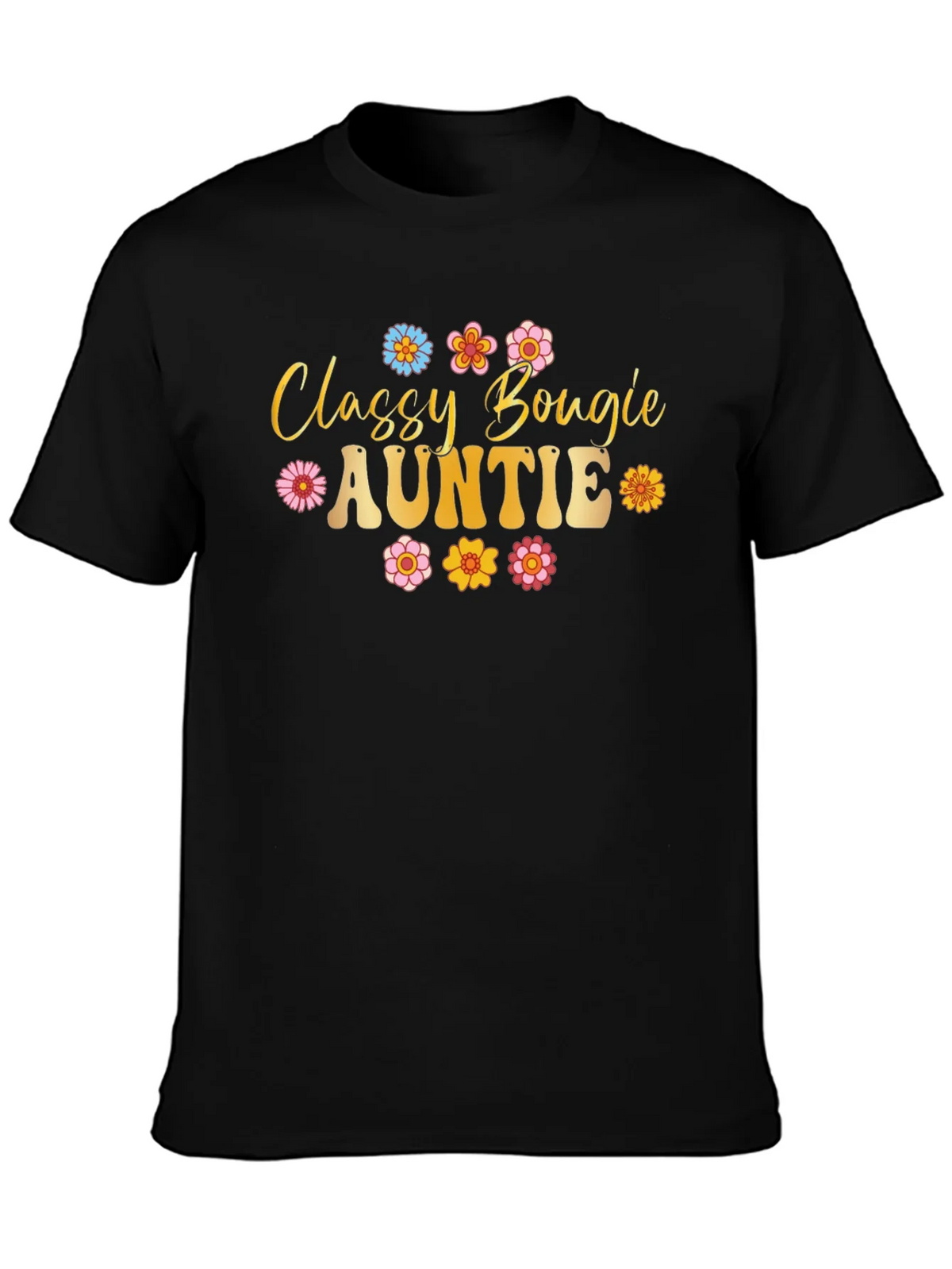 Classy Bougie Auntie Black T-Shirt product image 3