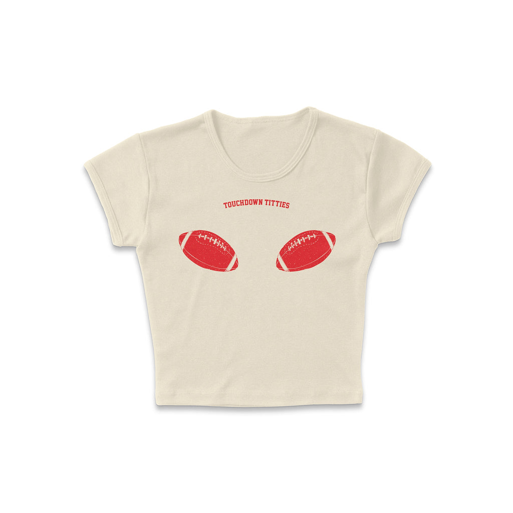 Perky Touchdowns Micro Rib Baby Tee product image 4