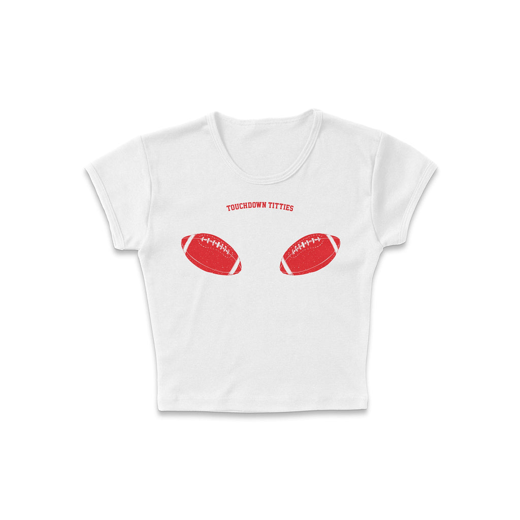 Perky Touchdowns Micro Rib Baby Tee product image 5