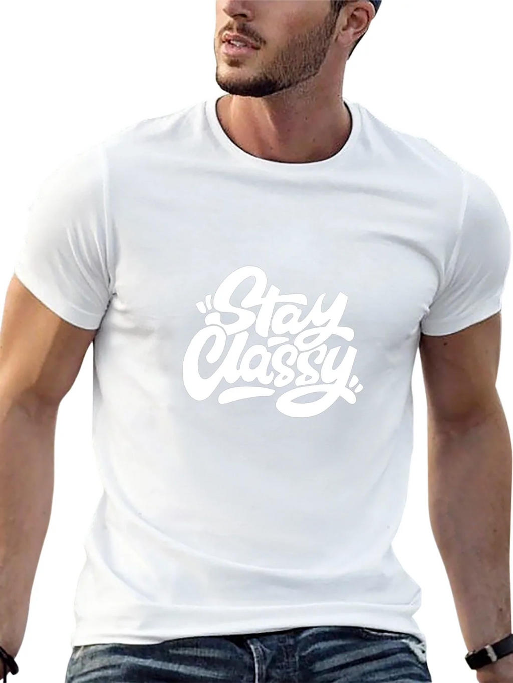 Stay Classy Graphic Tee - Modern Comfort product image 12