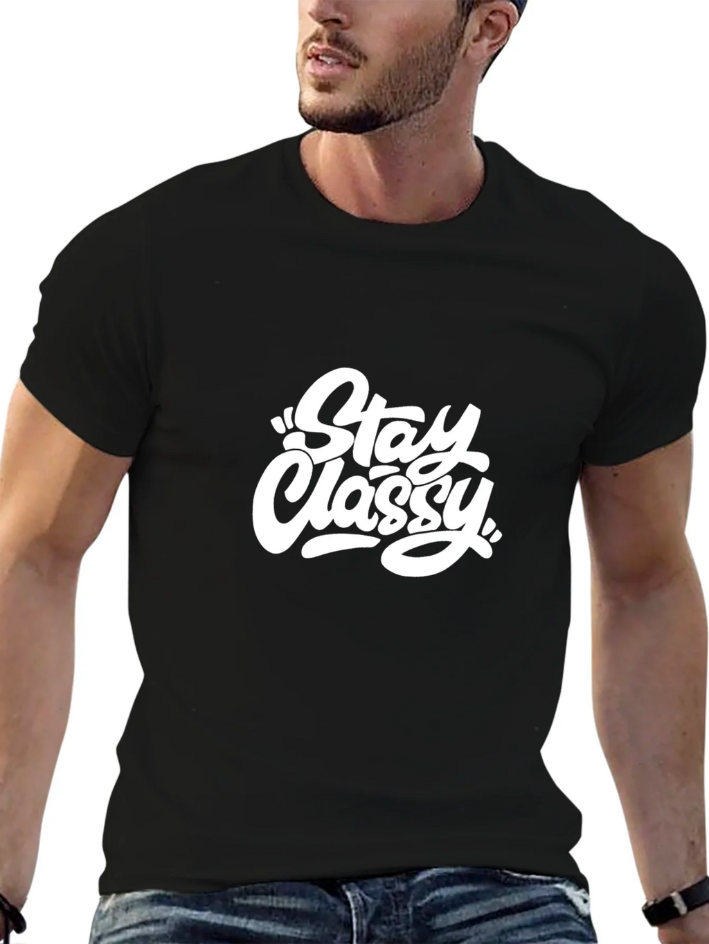 Stay Classy Graphic Tee - Modern Comfort product image 6