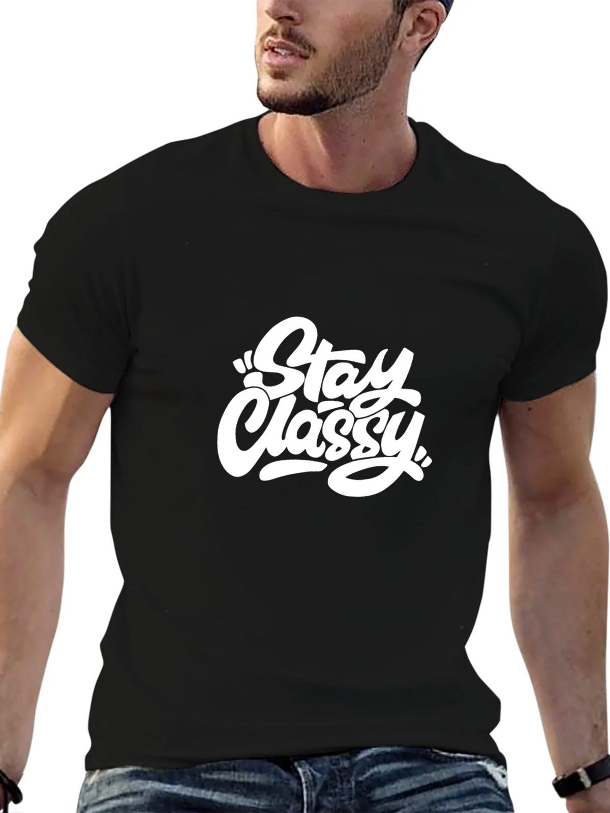 Stay Classy Graphic Tee - Modern Comfort product image 6