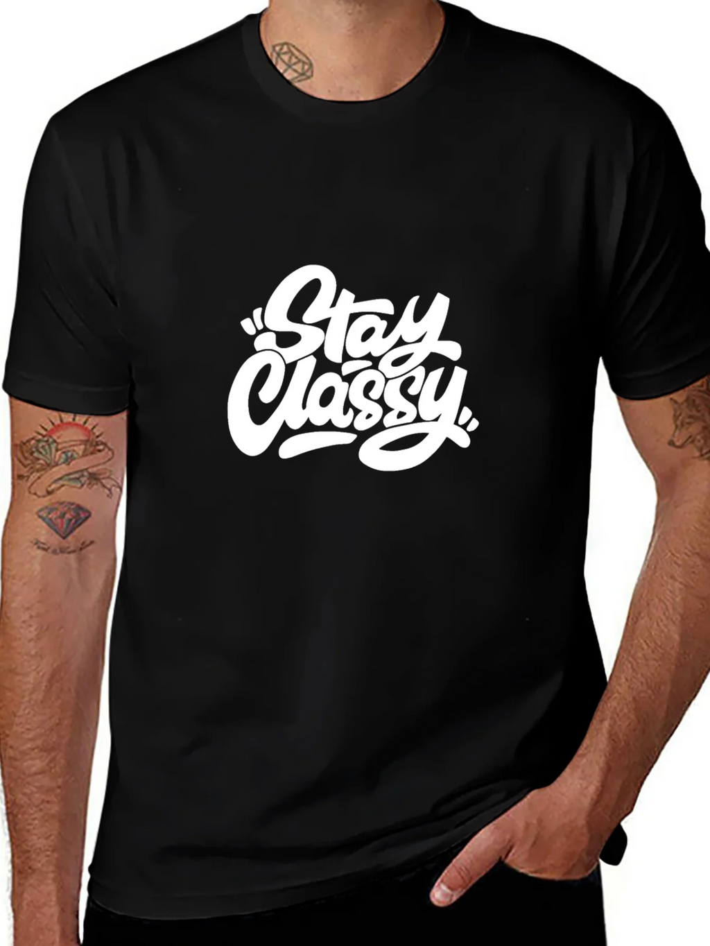 Stay Classy Graphic Tee - Modern Comfort product image 1