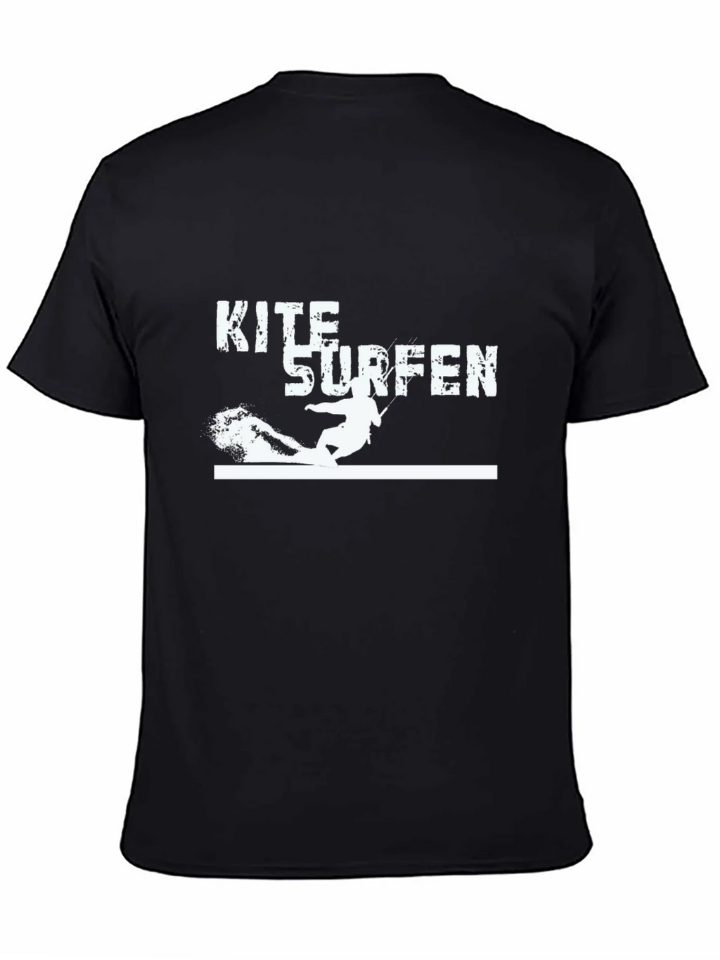 Kite Surfen Black T-Shirt - Water Sports Tee product image 4