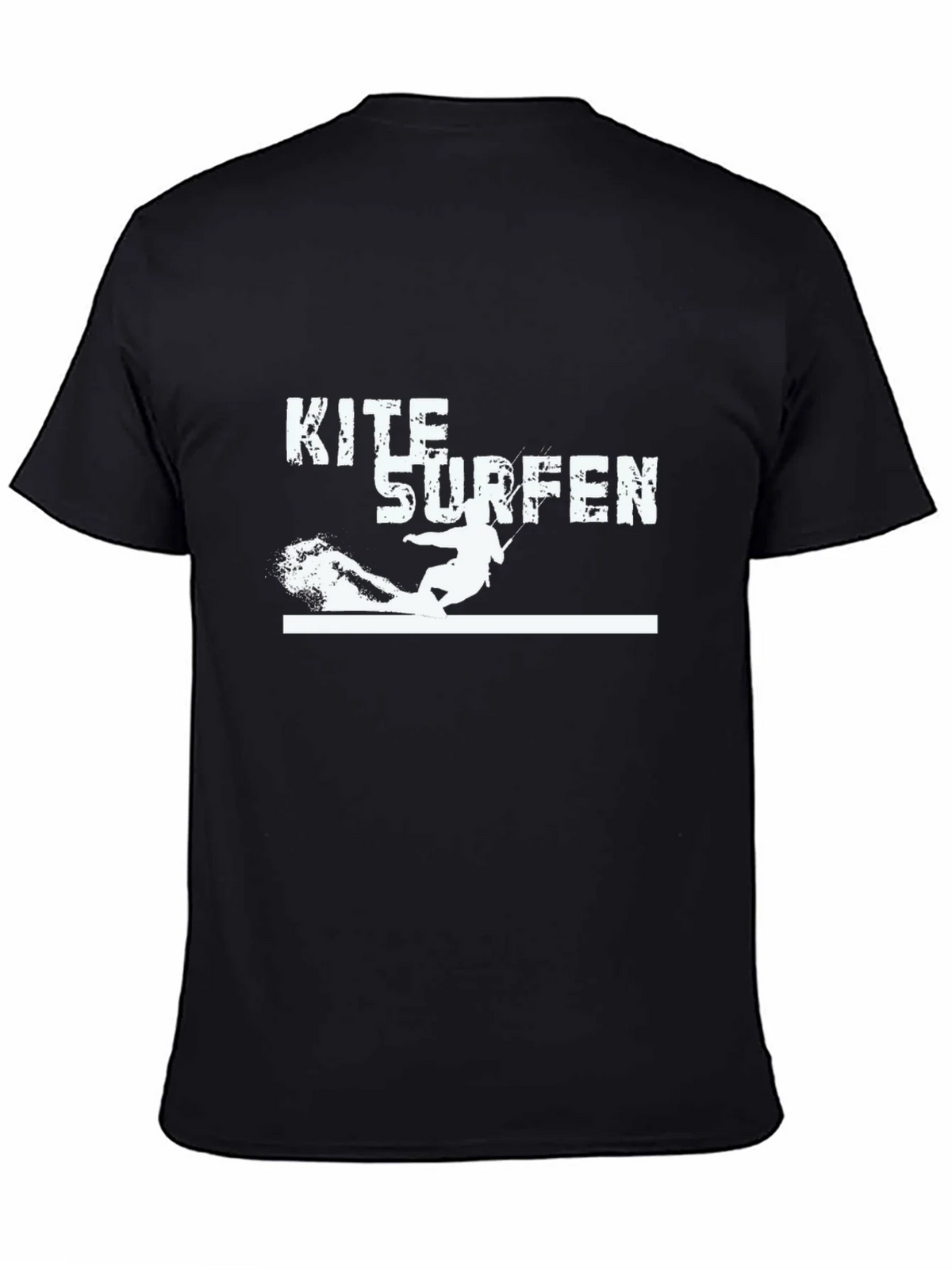Kite Surfen Black T-Shirt - Water Sports Tee product image 4