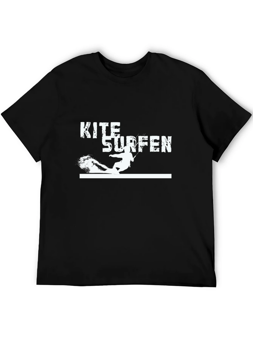 Kite Surfen Black T-Shirt - Water Sports Tee product image 5