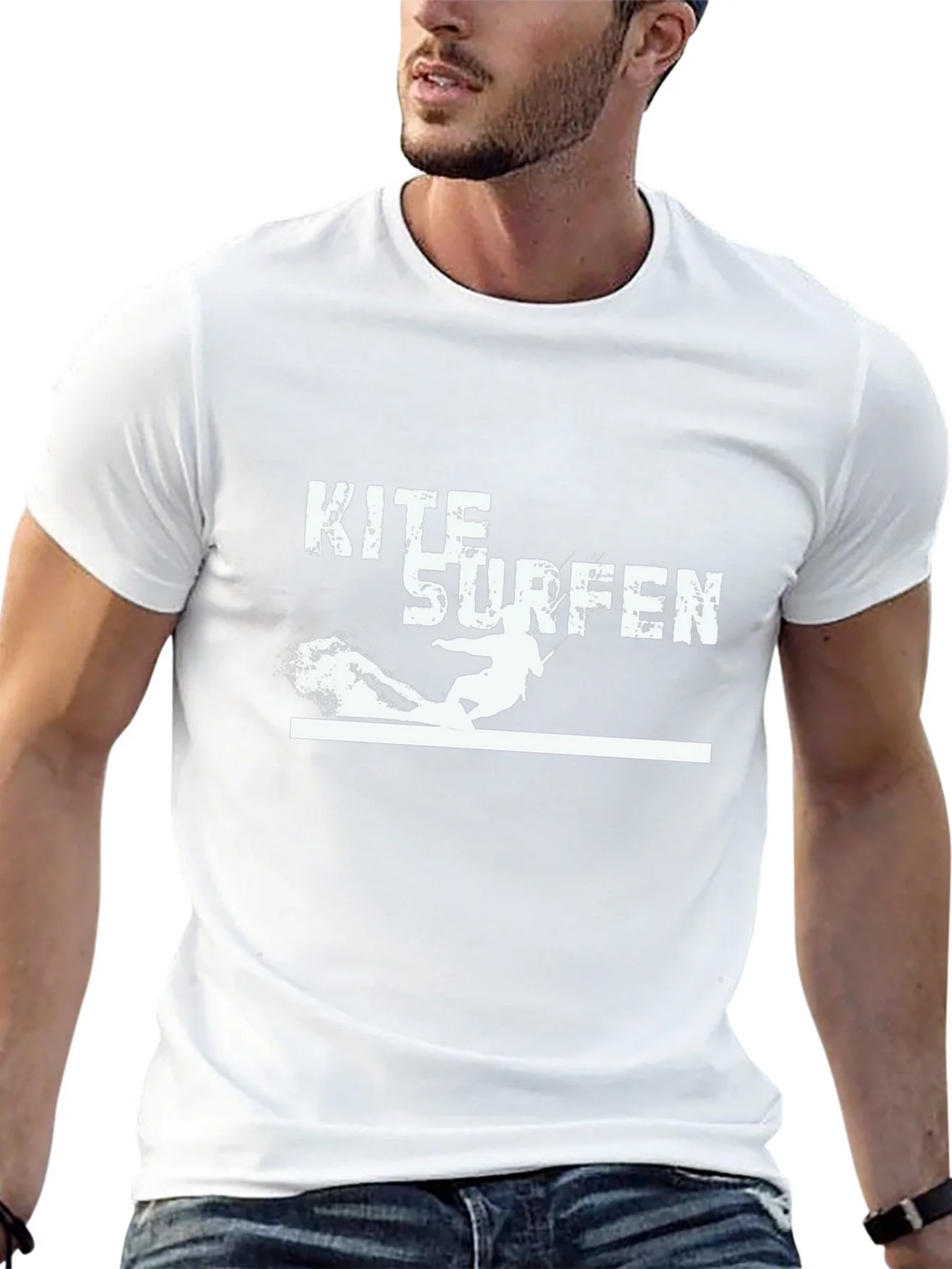 Kite Surfen Black T-Shirt - Water Sports Tee product image 11