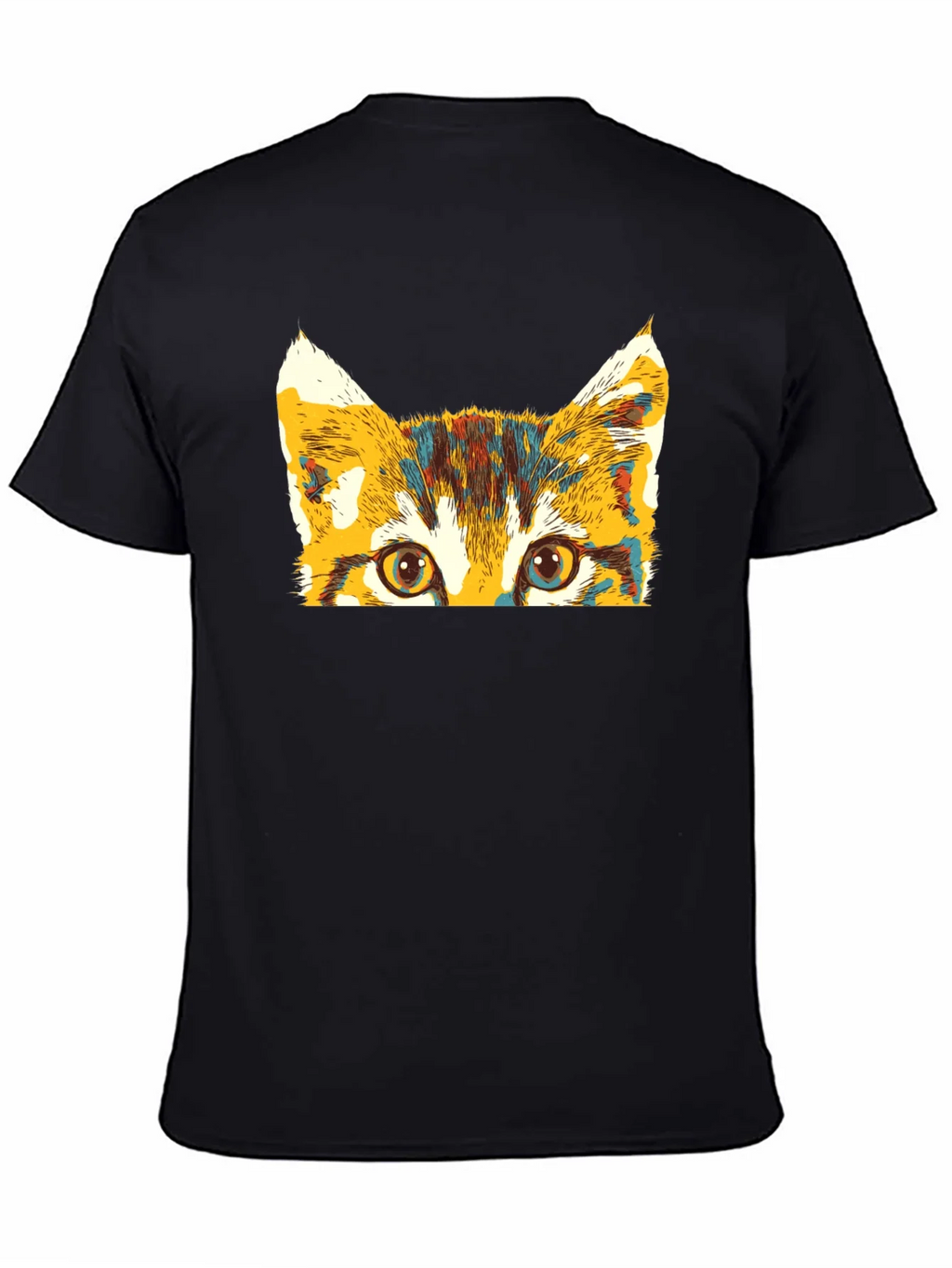 Colorful Cat Peek T-Shirt product image 4