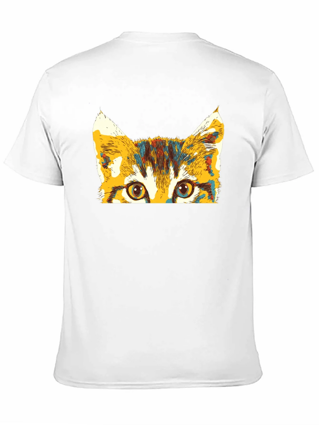 Colorful Cat Peek T-Shirt product image 10