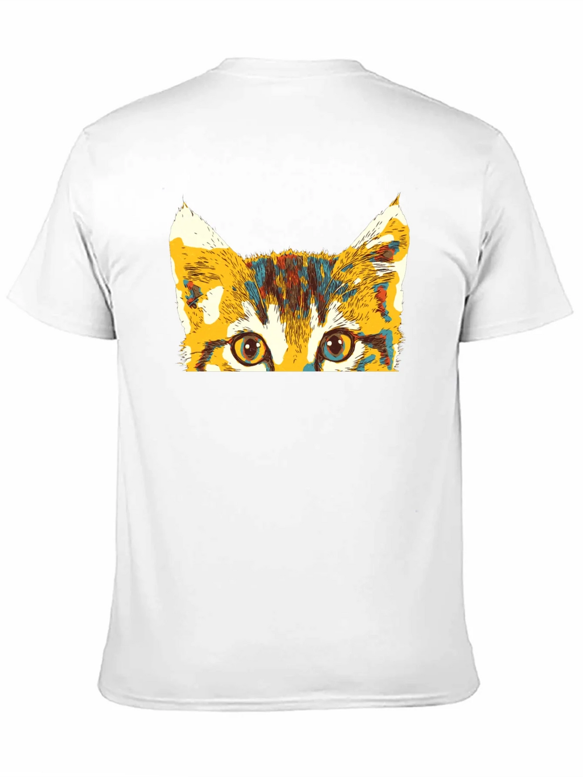 Colorful Cat Peek T-Shirt product image 10