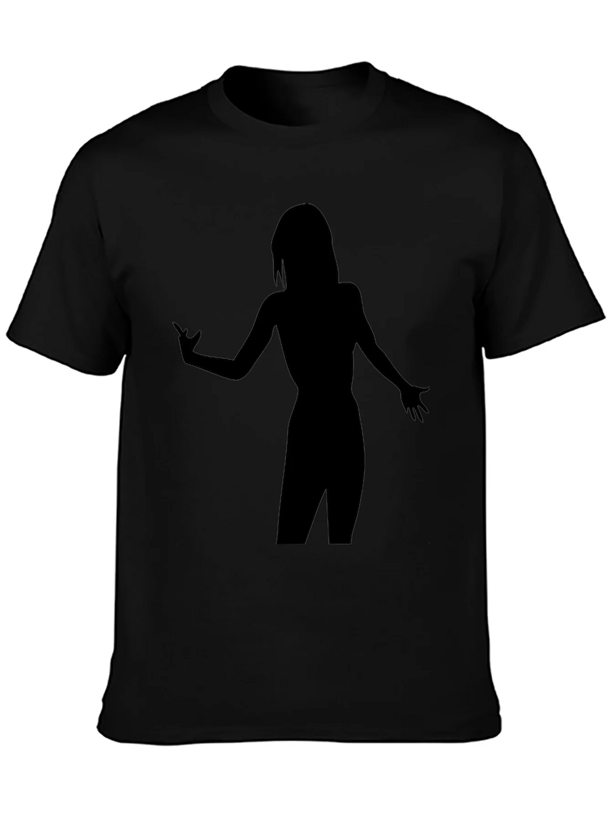 Silhouette Graphic T-Shirt - Stylish Black Tee product image 3