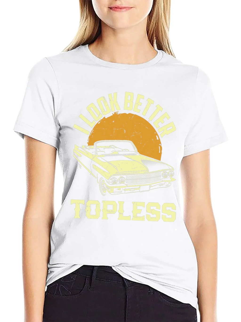 I Look Better Topless Car T-Shirt product image 8