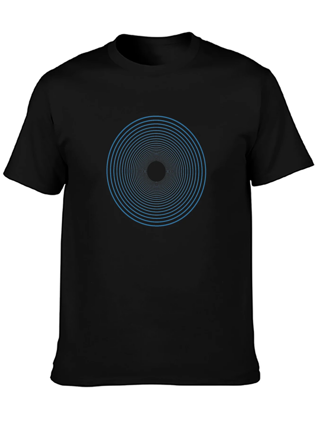Hypnotic Circle Graphic Tee - Mens Black T-Shirt product image 3
