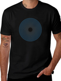 Hypnotic Circle Graphic Tee - Mens Black T-Shirt product image 1