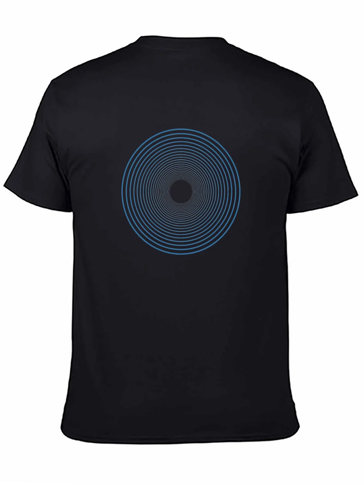 Hypnotic Circle Graphic Tee - Mens Black T-Shirt product image 4