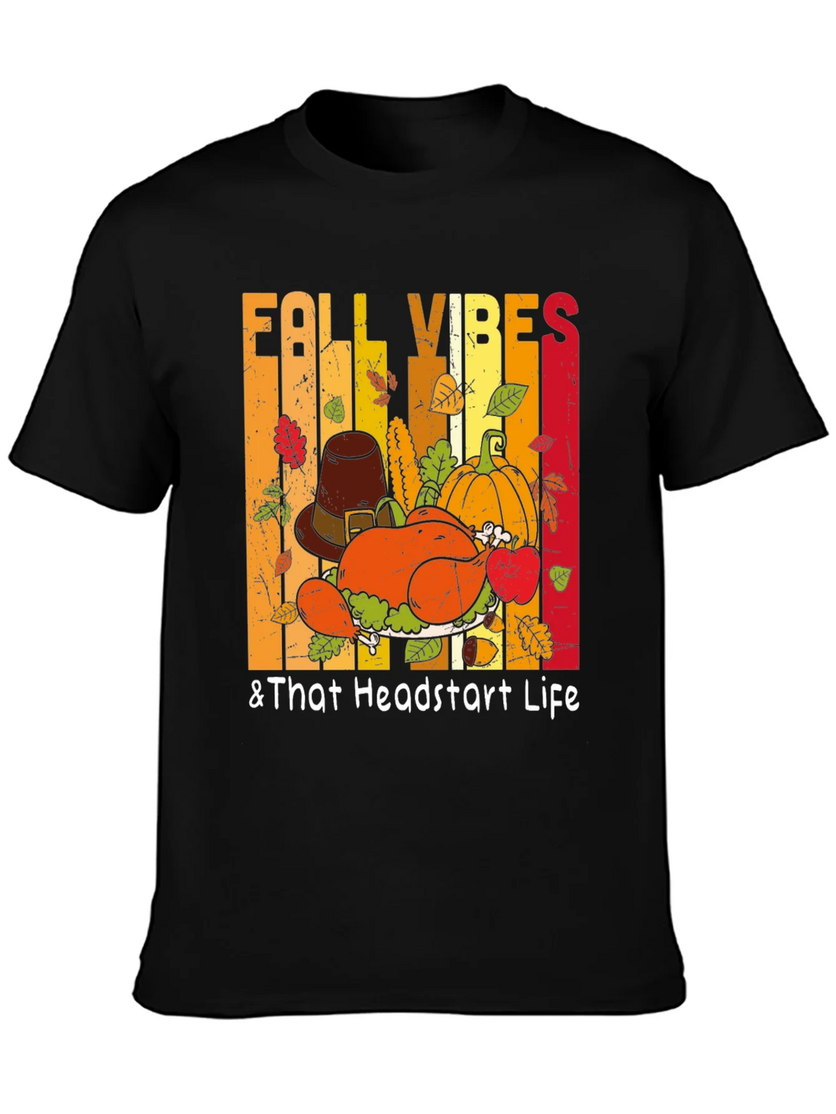 Fall Vibes Thanksgiving T-Shirt product image 3