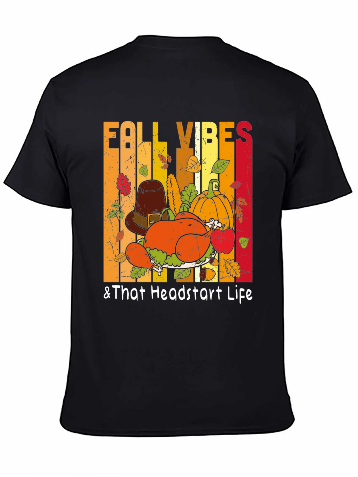 Fall Vibes Thanksgiving T-Shirt product image 4