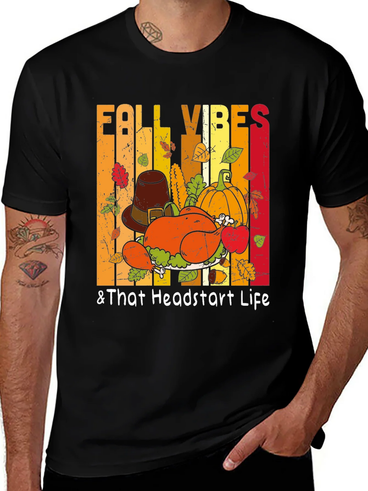 Fall Vibes Thanksgiving T-Shirt product image 1