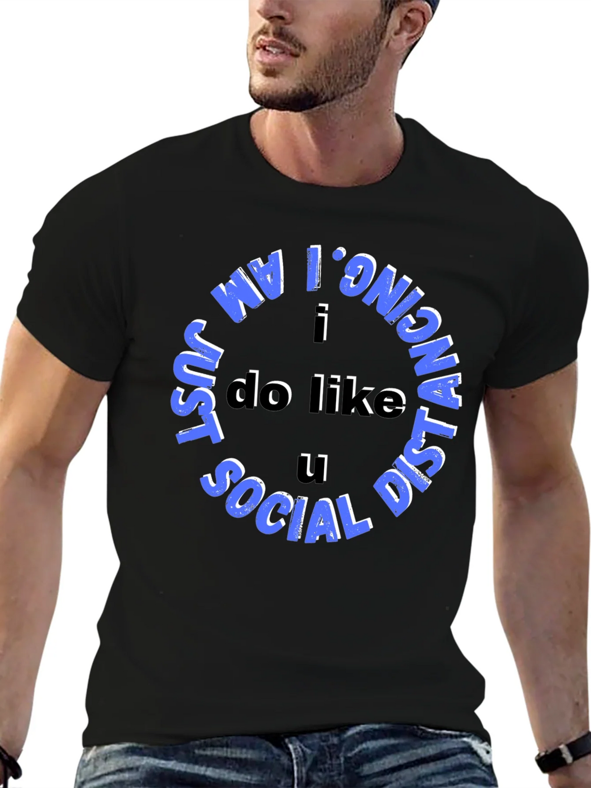 Social Distancing Tee - I Do Like U product image 5