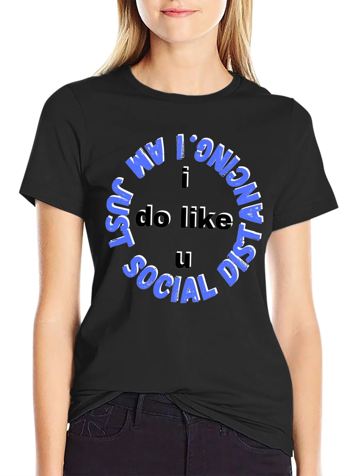 Social Distancing Tee - I Do Like U product image 2