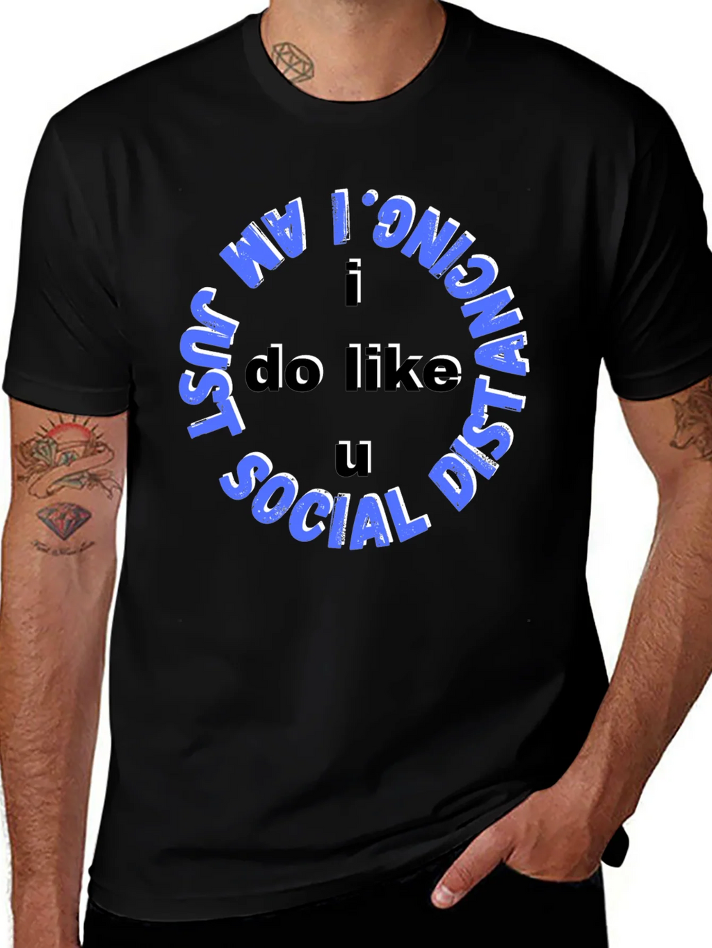 Social Distancing Tee - I Do Like U product image 1
