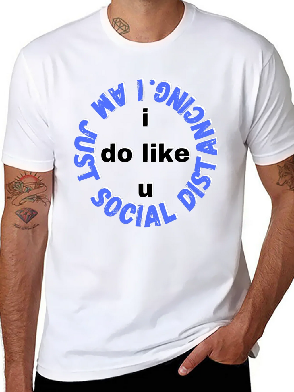 Social Distancing Tee - I Do Like U product image 6