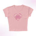 Sensitive Baddie Micro Rib Baby Tee product image 1