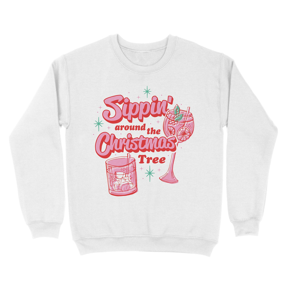 Sippin Around The Tree Sweatshirt product image 3