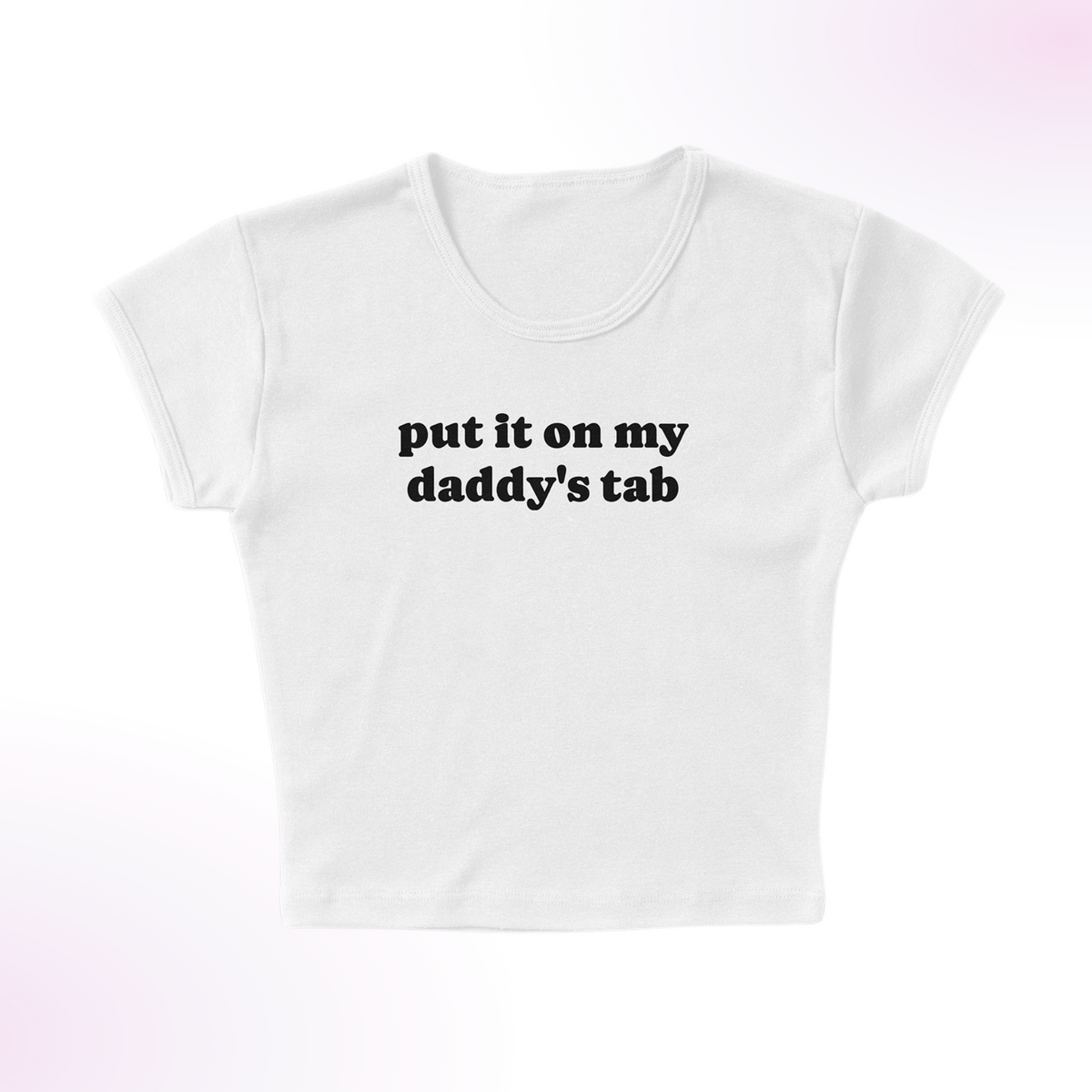 Daddy's Tab Micro Rib Baby Tee product image 1
