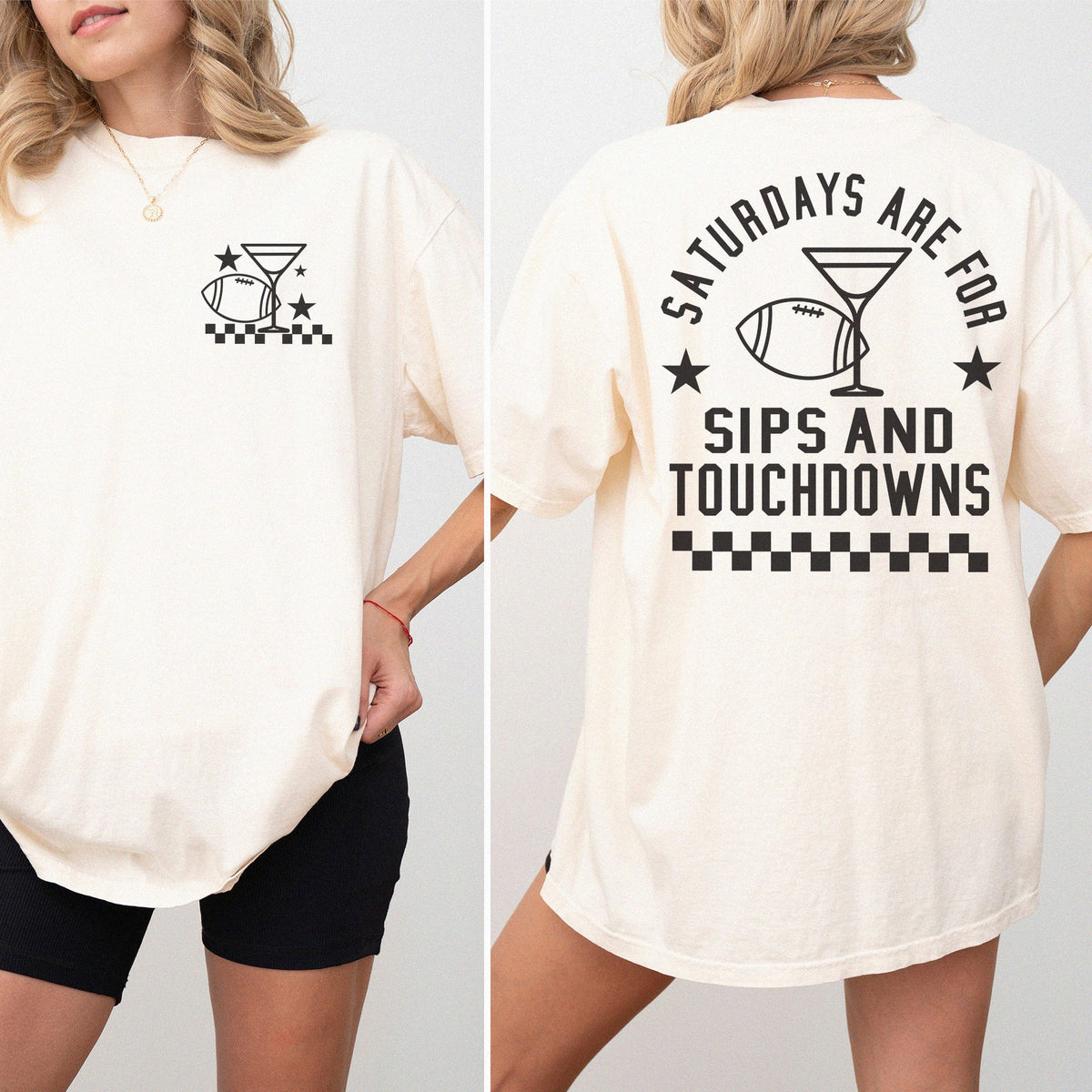 Touchdown Drinks Front And Back Shirt product image 2