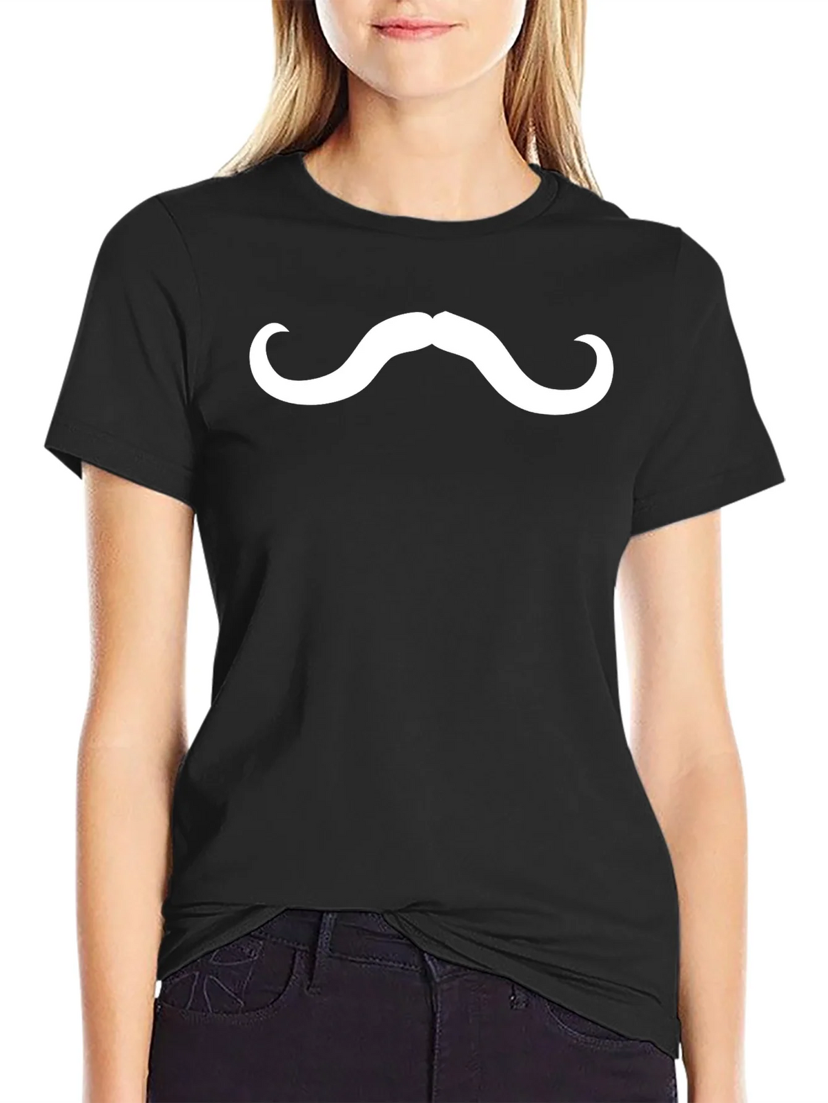 Mustache Graphic Tee - Fun Novelty T-Shirt product image 2
