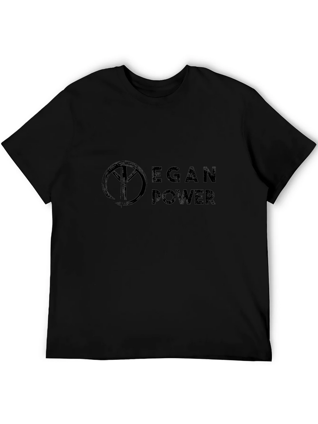 Vegan Power Black T-Shirt - Stylish & Comfortable product image 4