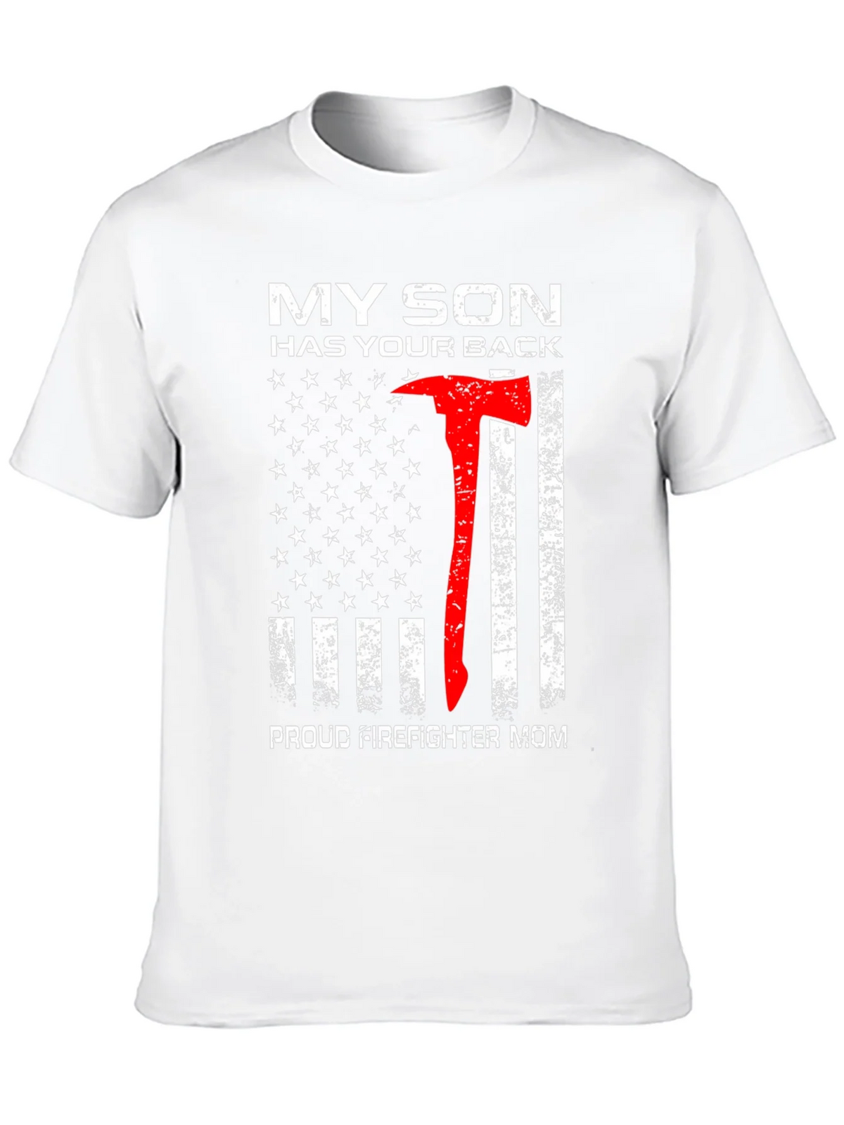 Firefighter Mom T-Shirt - My Son Has Your Back product image 8