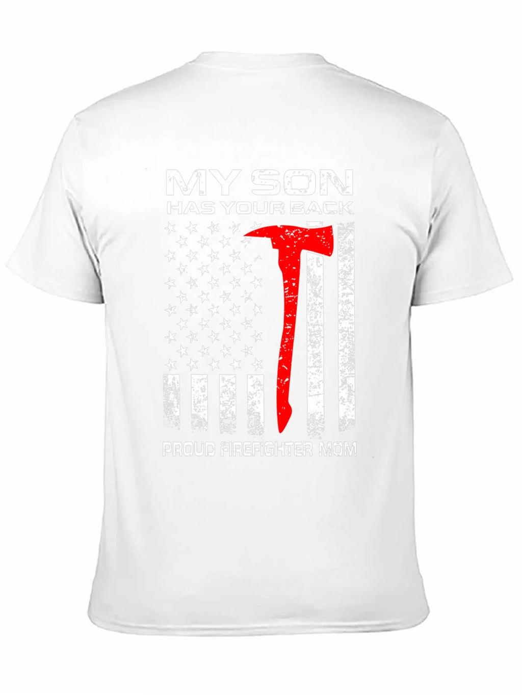 Firefighter Mom T-Shirt - My Son Has Your Back product image 9