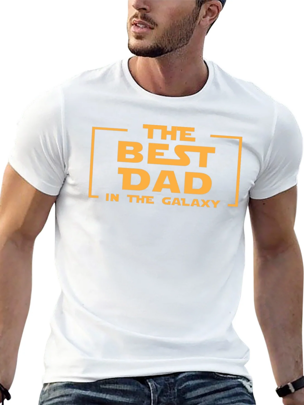 Best Dad in the Galaxy T-Shirt - Black product image 9