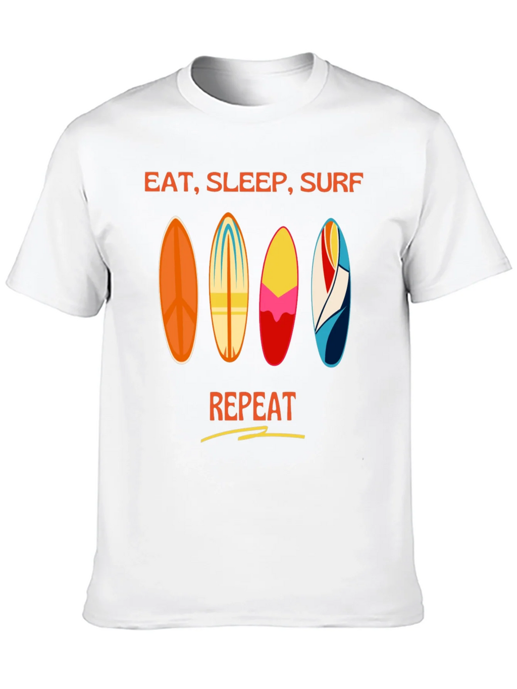 Eat Sleep Surf Repeat T-Shirt - Surfer Lifestyle Tee product image 9