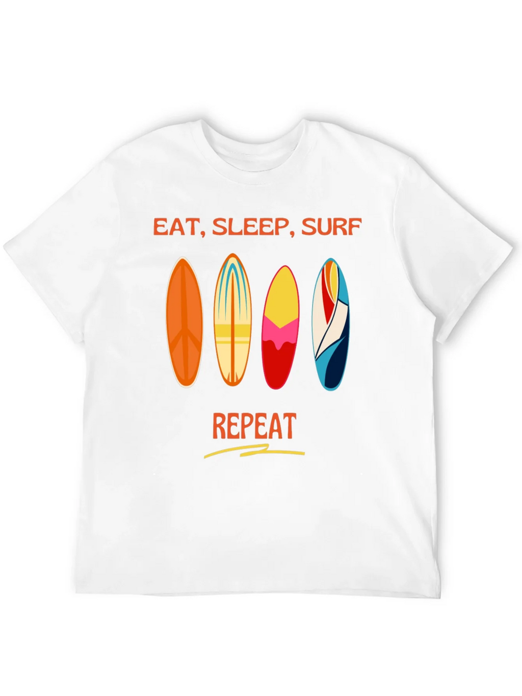 Eat Sleep Surf Repeat T-Shirt - Surfer Lifestyle Tee product image 11