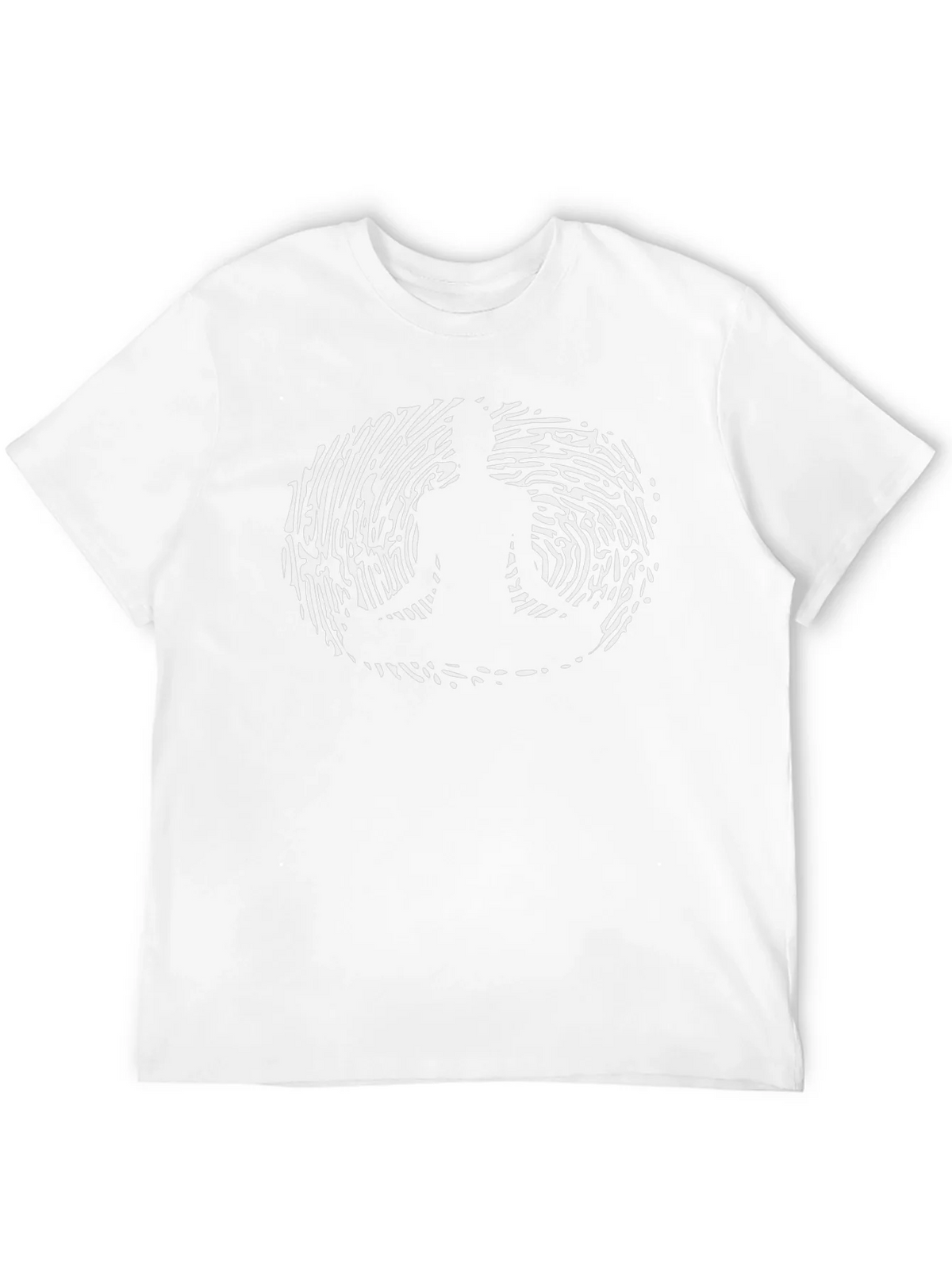 Meditative Fingerprint Graphic Tee - Black product image 11
