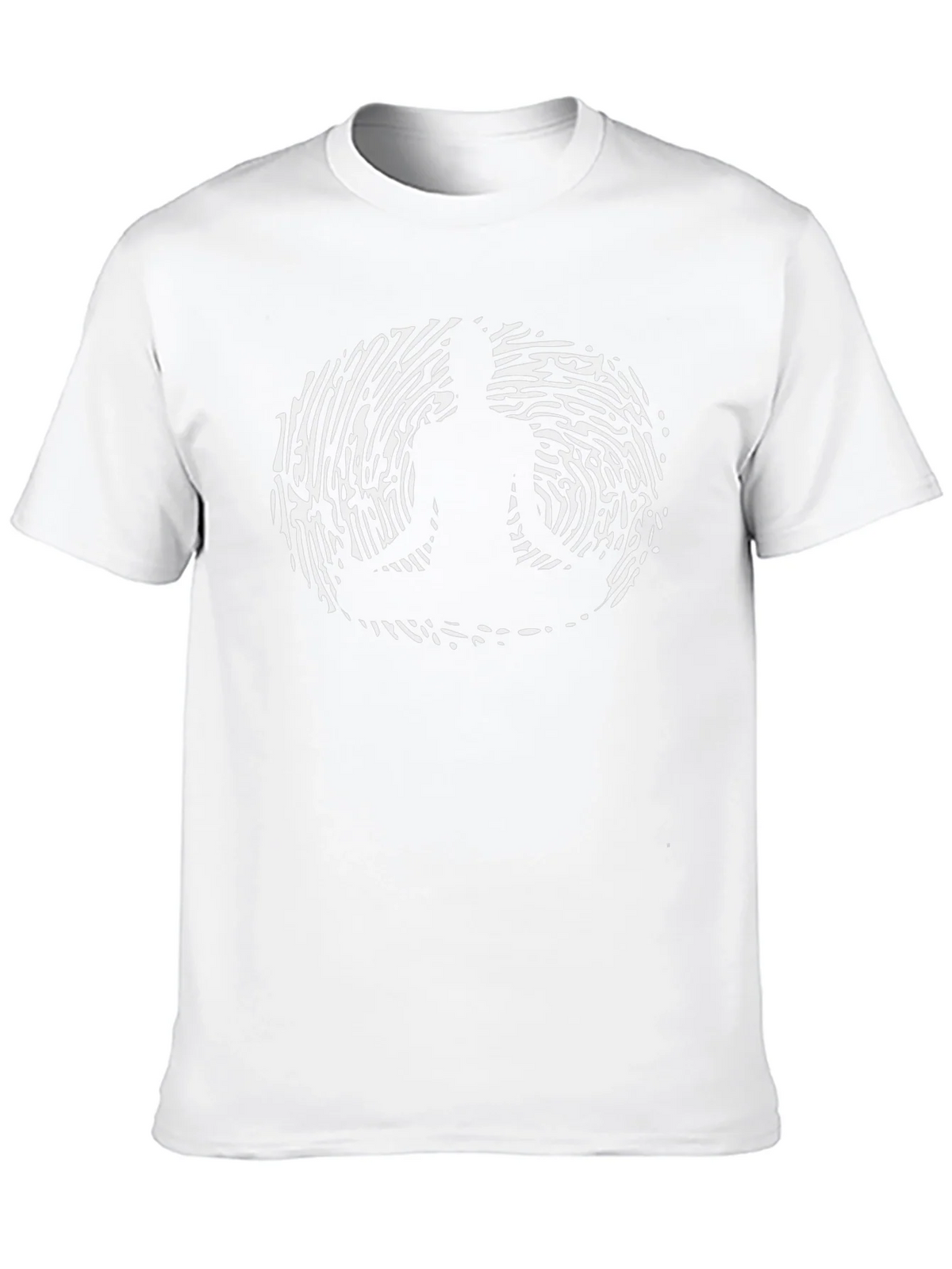 Meditative Fingerprint Graphic Tee - Black product image 9
