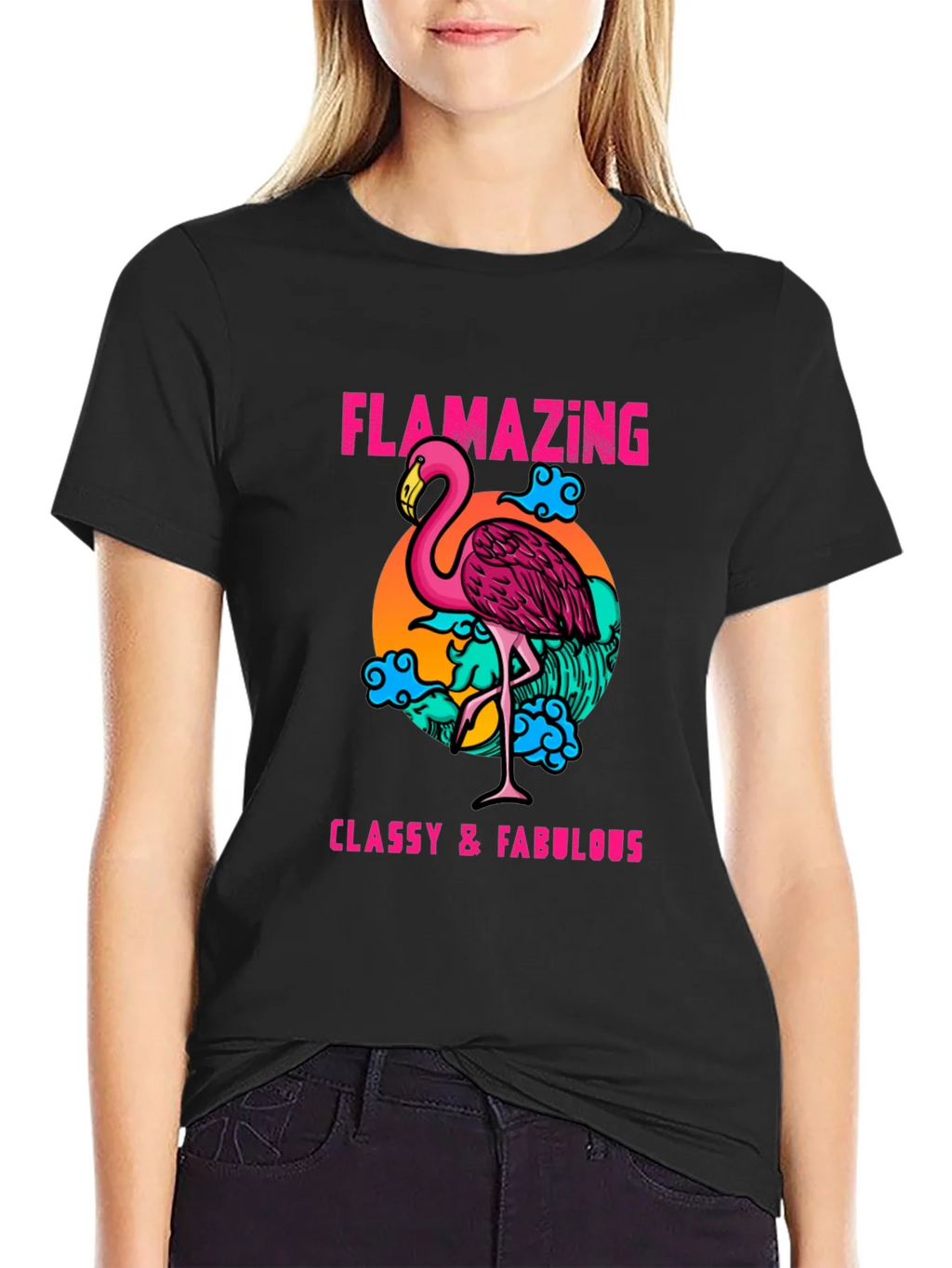 Flamazing T-Shirt: Classy & Fabulous Flamingo Tee product image 2