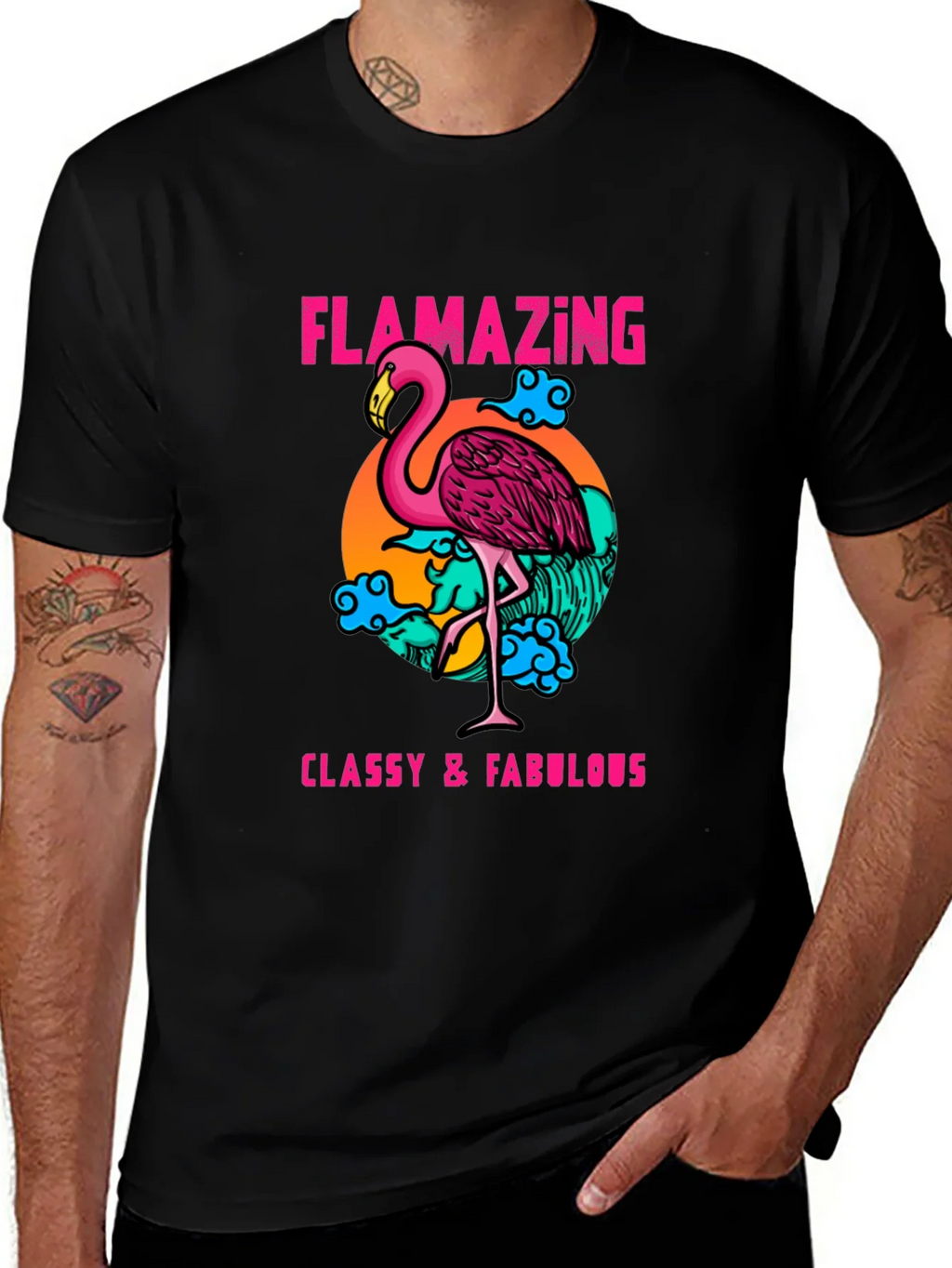 Flamazing T-Shirt: Classy & Fabulous Flamingo Tee product image 1