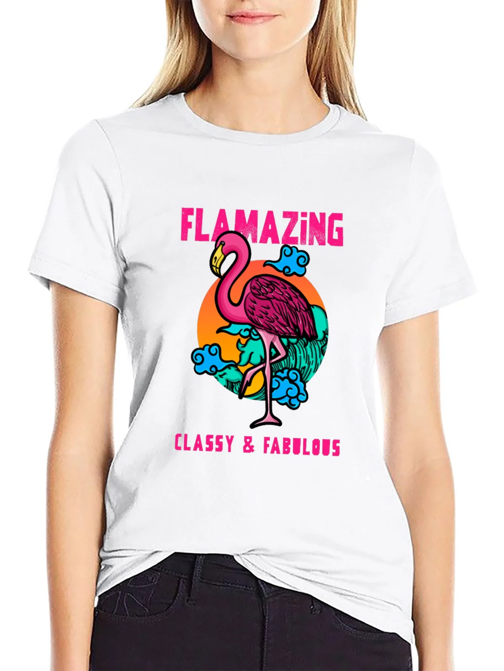 Flamazing T-Shirt: Classy & Fabulous Flamingo Tee product image 8