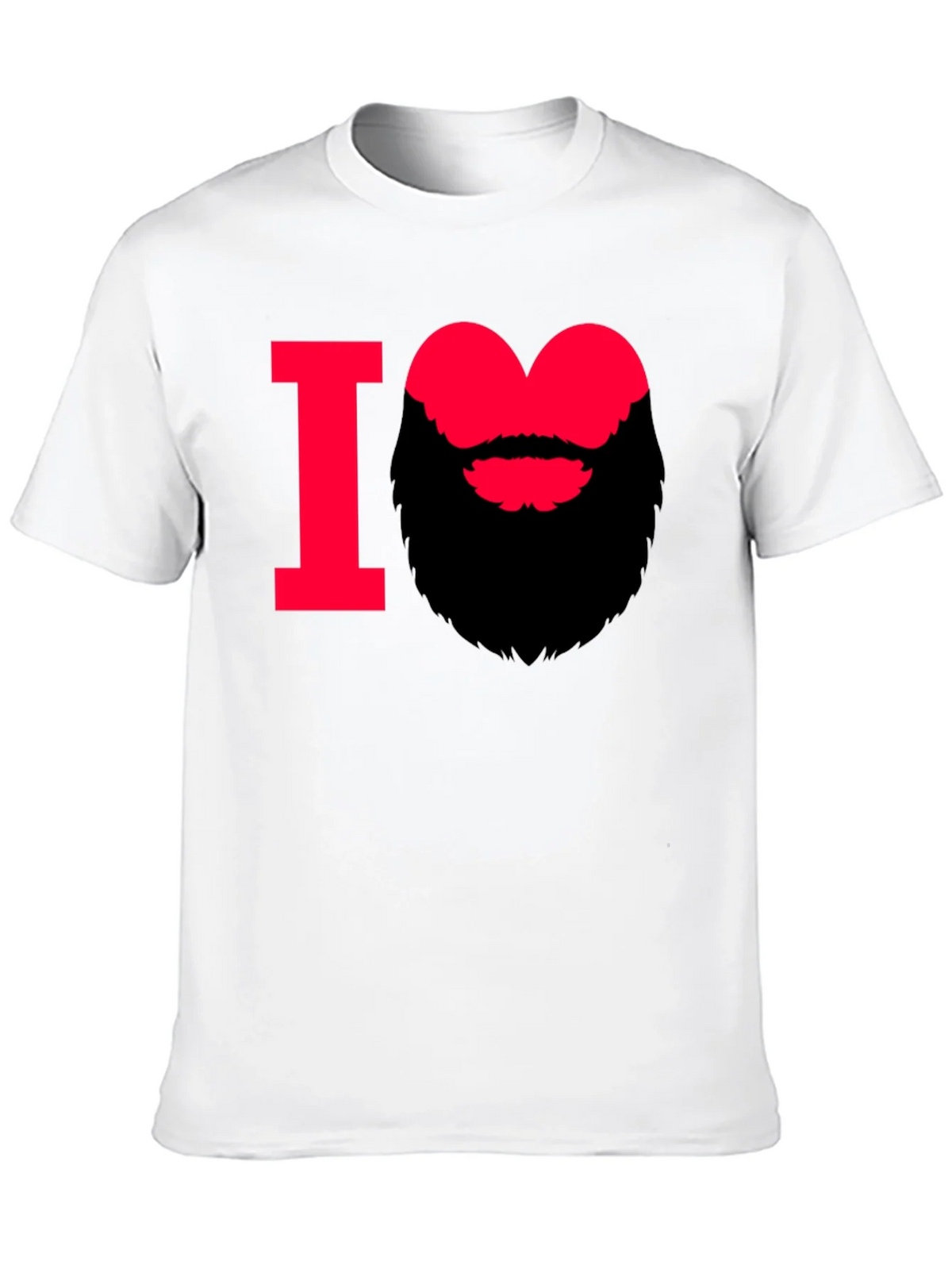 I Heart Beard Graphic Tee - Stylish Mens T-Shirt product image 7