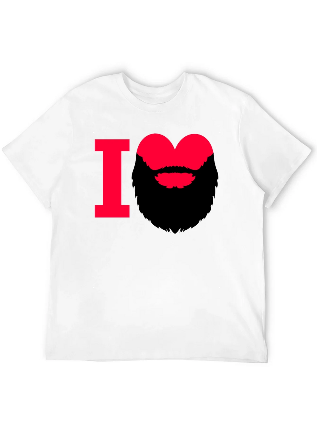 I Heart Beard Graphic Tee - Stylish Mens T-Shirt product image 9