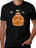 Namaste Sloth Graphic Tee - Yoga Humor product image 1