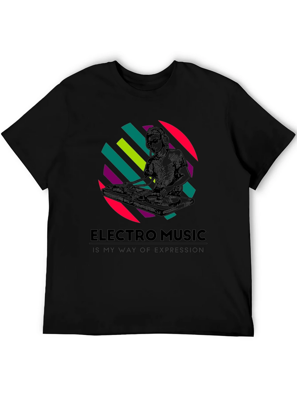 Electro Music DJ Graphic T-Shirt - Stylish Comfort product image 5