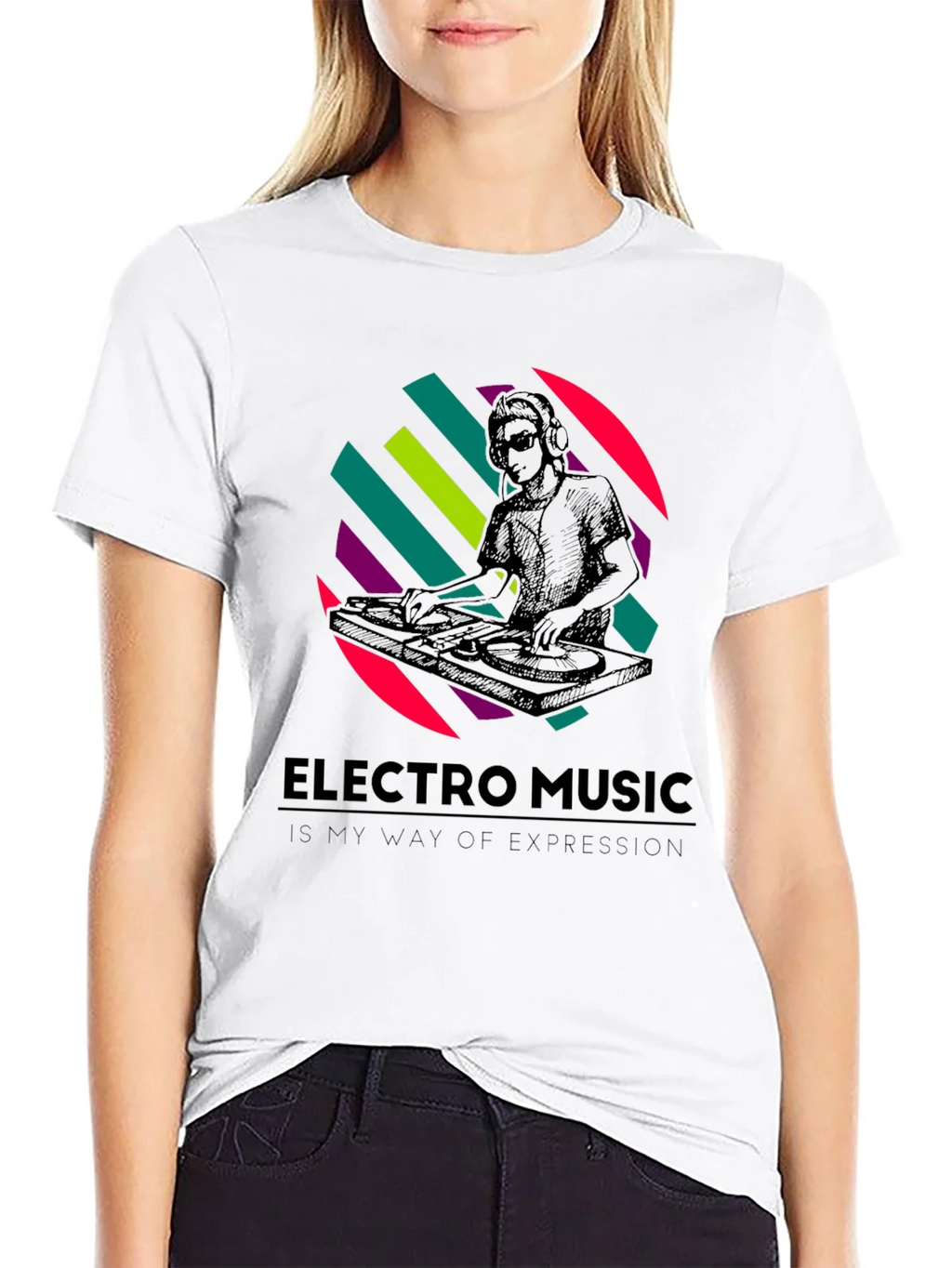 Electro Music DJ Graphic T-Shirt - Stylish Comfort product image 8
