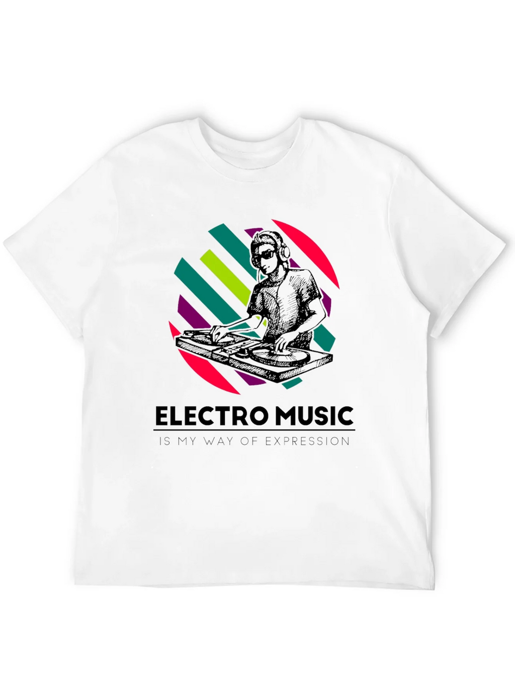 Electro Music DJ Graphic T-Shirt - Stylish Comfort product image 11