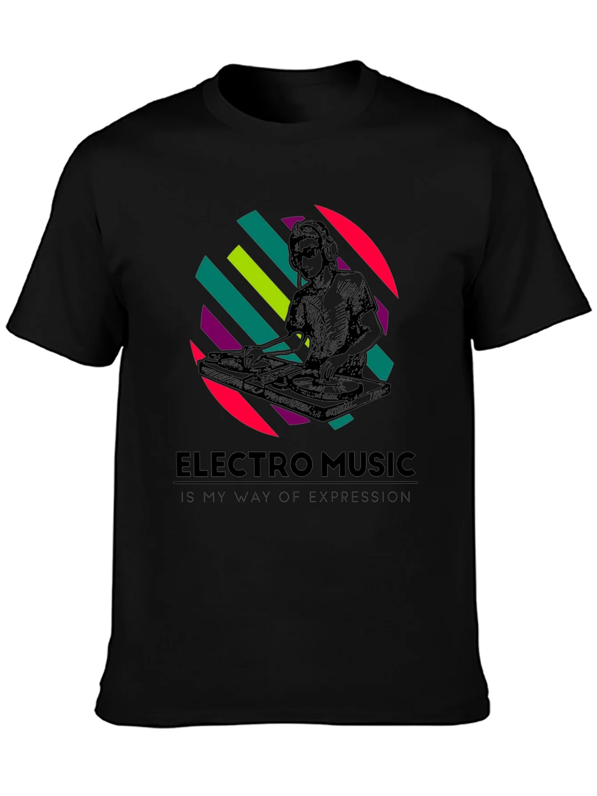 Electro Music DJ Graphic T-Shirt - Stylish Comfort product image 3