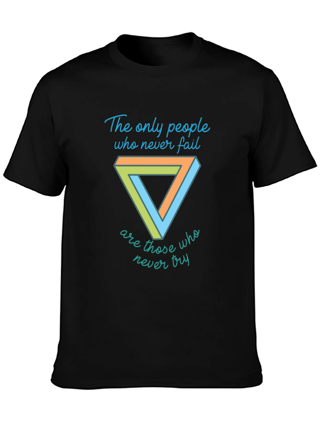 Motivational T-Shirt - Penrose Triangle Graphic Tee product image 3